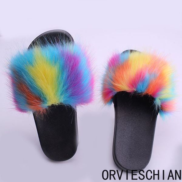 designer fur manufacturers wholesale home imitation fox hair word wool slippers summer ladies fashion new plush slippers, Black
designer fur manufacturers wholesale home imitation fox hair word wool slippers summer ladies fashion new plush slippers, Black