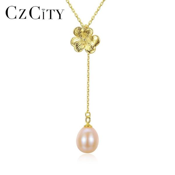 czcity natural pearl fine jewelry flower pendant necklaces for women wedding engagement 925 sterling silver kolye christmas gift
czcity natural pearl fine jewelry flower pendant necklaces for women wedding engagement 925 sterling silver kolye christmas gift
