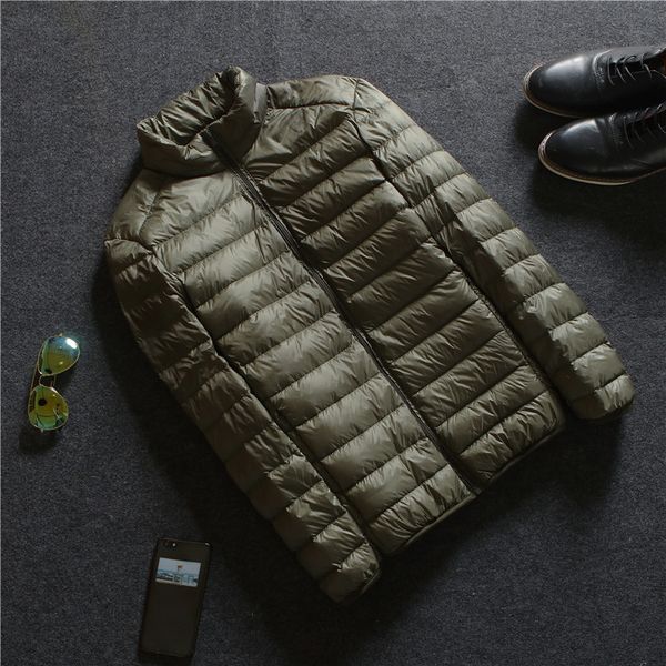 men's down & parkas autumn winter men ultra light jacket white duck lightweight outwear male warm slim thin short coat sf538, Black
men's down & parkas autumn winter men ultra light jacket white duck lightweight outwear male warm slim thin short coat sf538, Black