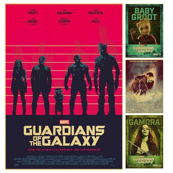 marvel movie guardians of the galaxy vintage paper poster wall painting home decoration 42x30 cm 30x21 cm
marvel movie guardians of the galaxy vintage paper poster wall painting home decoration 42x30 cm 30x21 cm