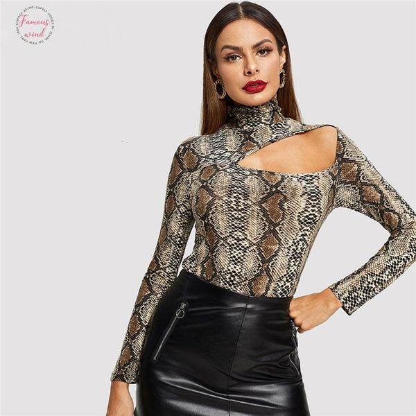 cut out front snake skin print fitted casual t shirt women 2019 fashion long sleeve korean office lady tees, White
cut out front snake skin print fitted casual t shirt women 2019 fashion long sleeve korean office lady tees, White