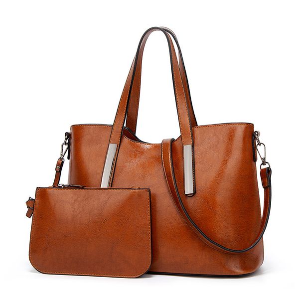 europe and america retro bag women's bag oil skin toth different size bags shoulder bag/ hand women's cross border
europe and america retro bag women's bag oil skin toth different size bags shoulder bag/ hand women's cross border