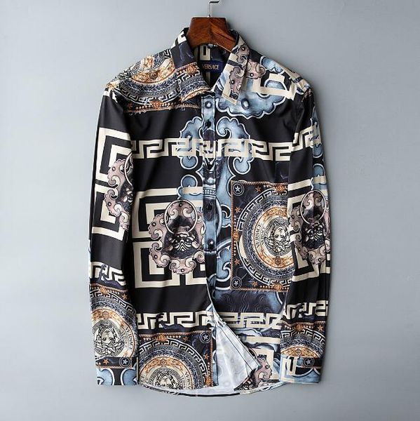 mens casual shirt 2019 new turn down collar social shirt men slim fit short sleeve business floral shirt male -3xl#vb02, White;black
mens casual shirt 2019 new turn down collar social shirt men slim fit short sleeve business floral shirt male -3xl#vb02, White;black