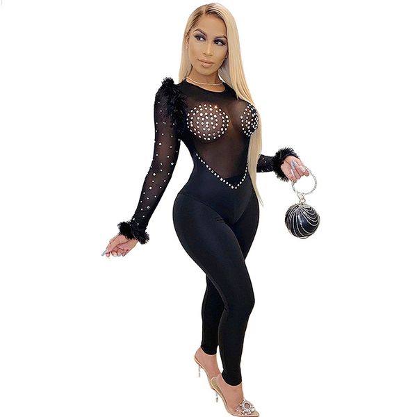 women elegant overalls rompers fashion black jumpsuit female long sleeve lace overalls trousers party playsuit, Black;white
women elegant overalls rompers fashion black jumpsuit female long sleeve lace overalls trousers party playsuit, Black;white