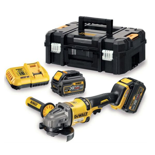 Dewalt DCG414T2 Аккумуляторный безщеточный шлифовальный станок XR Flexvolt 54V 125mm / 220V Зарядно
Dewalt DCG414T2 Аккумуляторный безщеточный шлифовальный станок XR Flexvolt 54V 125mm / 220V Зарядно