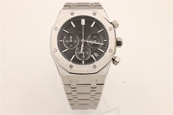 luxury mens wristwatch elegant silver 42mm dial outdoor sports business watches stainless strap quartz sport watches for men, Slivery;brown
luxury mens wristwatch elegant silver 42mm dial outdoor sports business watches stainless strap quartz sport watches for men, Slivery;brown