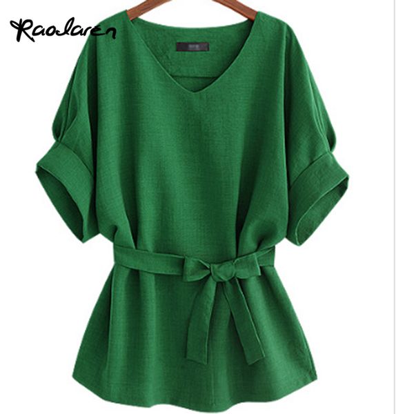 fashion-raodaren summer 5xl plus size women shirts linen tunic shirt v neck big bow batwing tie loose ladies blouse female for, White
fashion-raodaren summer 5xl plus size women shirts linen tunic shirt v neck big bow batwing tie loose ladies blouse female for, White