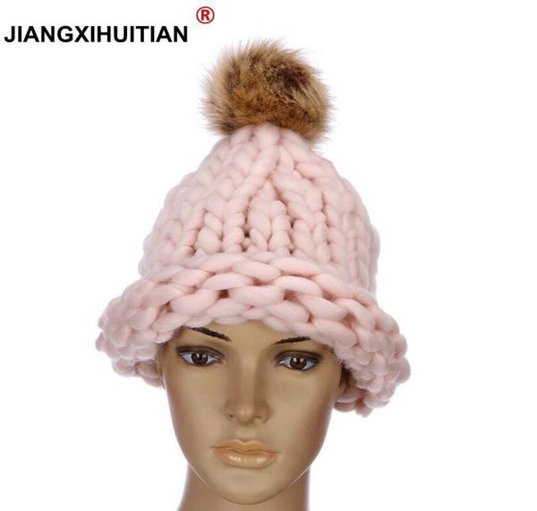 new casual beanies women thick lines winter hats crochet knitting wool cap fur pompons ball warm gorros outdoor thick female cap, Blue;gray
new casual beanies women thick lines winter hats crochet knitting wool cap fur pompons ball warm gorros outdoor thick female cap, Blue;gray