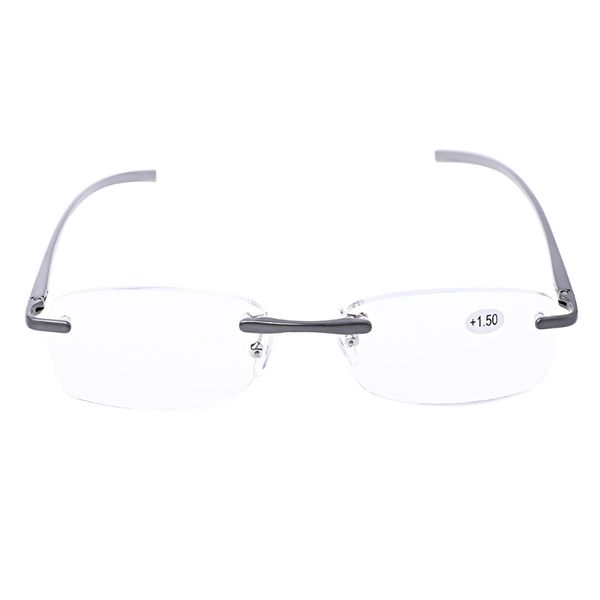 aluminum metal rimless reading glasses presbyopic eyeglass resin lense +1.0~+3.5, White;black
aluminum metal rimless reading glasses presbyopic eyeglass resin lense +1.0~+3.5, White;black