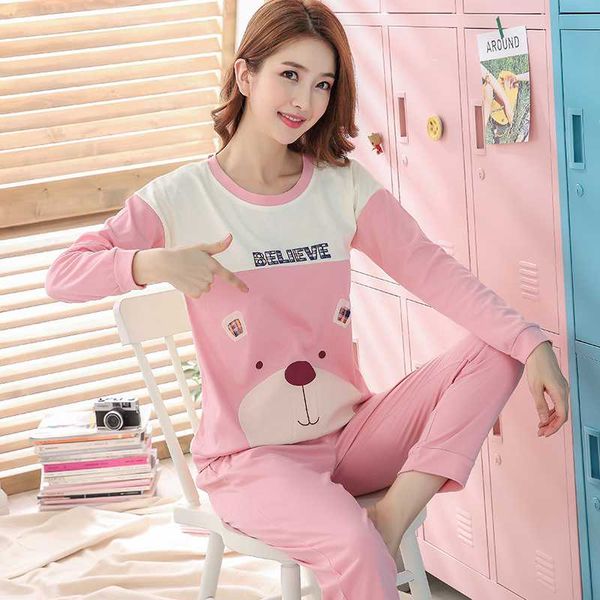2019 новых женщин пижамы трикотажные хлопок 2 шт пижама наборы cute pink мультфильм пижама femme главная одежда домашняя одежда pijama mujer, Blue;gray
2019 новых женщин пижамы трикотажные хлопок 2 шт пижама наборы cute pink мультфильм пижама femme главная одежда домашняя одежда pijama mujer, Blue;gray