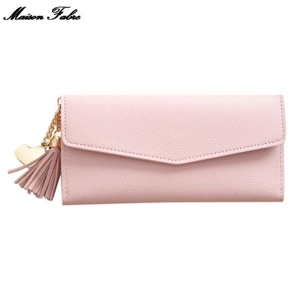 maison fabre women' s new fashion simple trend solid color long fringed leather card wallet coin bag handbag, Red;black
maison fabre women' s new fashion simple trend solid color long fringed leather card wallet coin bag handbag, Red;black