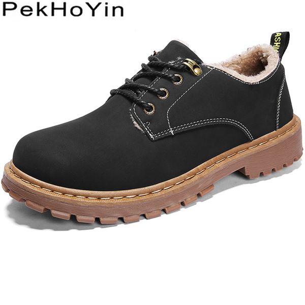 winter warm leather men casual shoes fashion sneakers footwear thick sole male snow walking shoes man short boots, Black
winter warm leather men casual shoes fashion sneakers footwear thick sole male snow walking shoes man short boots, Black