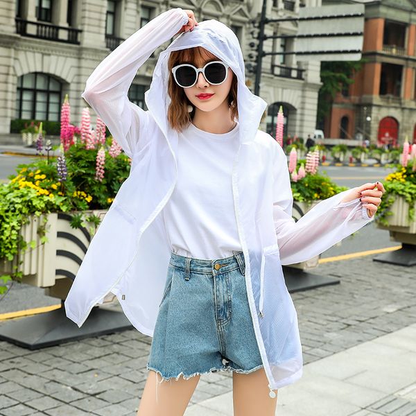 summer jacket women 2019 zip up hoodie jacket woman casual see-through windbreaker ladies sunscreen yy162, Black;brown
summer jacket women 2019 zip up hoodie jacket woman casual see-through windbreaker ladies sunscreen yy162, Black;brown