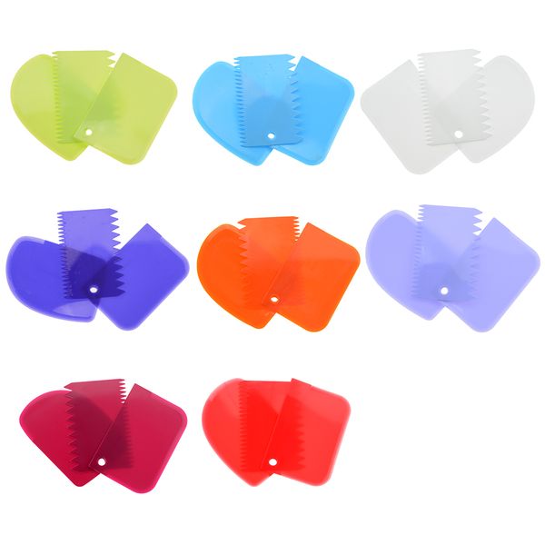 high quantity eight colors three-piece set cream plastic scraper cake cutter diy cream scraper tool
high quantity eight colors three-piece set cream plastic scraper cake cutter diy cream scraper tool