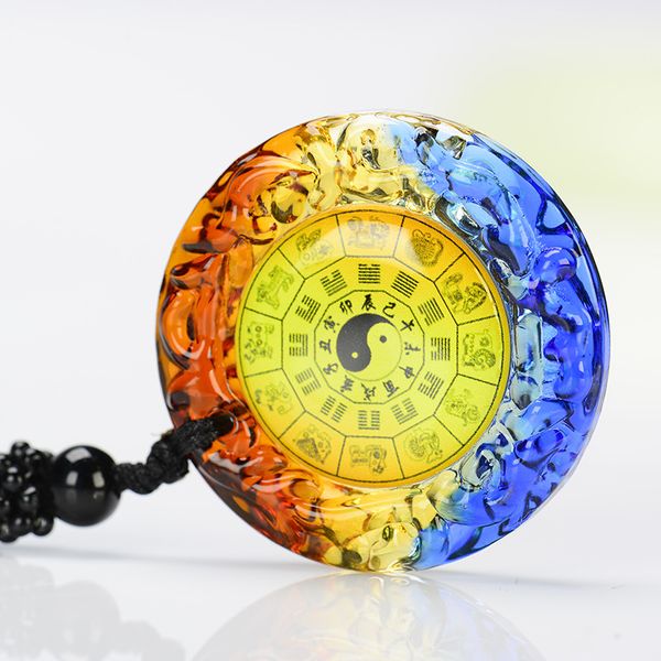 sell liuli crystal picture inside taoist feng shui instrument necklace pendant bagua array men and women amulet pendant 50pcs per lot, Silver
sell liuli crystal picture inside taoist feng shui instrument necklace pendant bagua array men and women amulet pendant 50pcs per lot, Silver