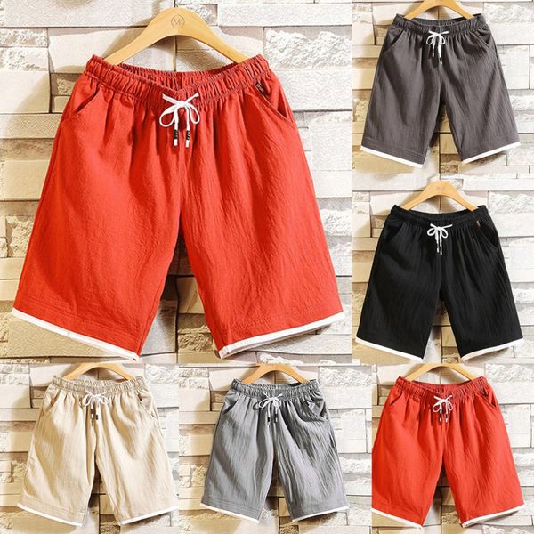 knee length casual mens shorts plus size multi colors fits for outdoor jogging summer new style pants, White;black
knee length casual mens shorts plus size multi colors fits for outdoor jogging summer new style pants, White;black