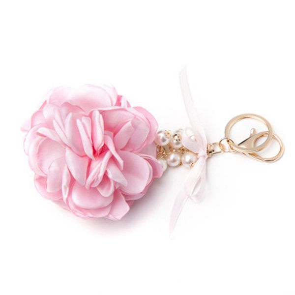 2019 new camellia rose keychain women romantic bag pendant charm flowers key chain buckle key ring holder, Silver
2019 new camellia rose keychain women romantic bag pendant charm flowers key chain buckle key ring holder, Silver