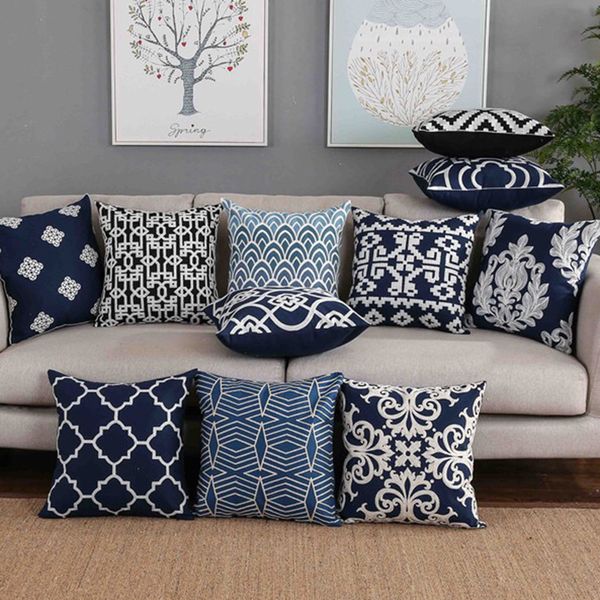 home decor embroidered cushion cover navy/white pillowcase canvas cotton square embroidery pillow cover 45x45cm quatrefoil
home decor embroidered cushion cover navy/white pillowcase canvas cotton square embroidery pillow cover 45x45cm quatrefoil