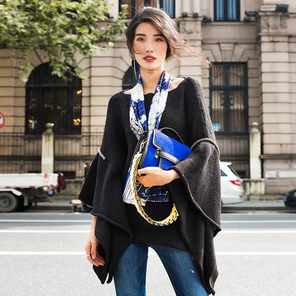 wool sweater size bat sleeve plus size fashion sweater new spring buy 1 get 1 silk scarf, Black
wool sweater size bat sleeve plus size fashion sweater new spring buy 1 get 1 silk scarf, Black