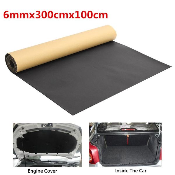 6mm 300x100cm auto car sound deadening cotton automobiles noise heat insulation mat closed foam pad interior accessories
6mm 300x100cm auto car sound deadening cotton automobiles noise heat insulation mat closed foam pad interior accessories