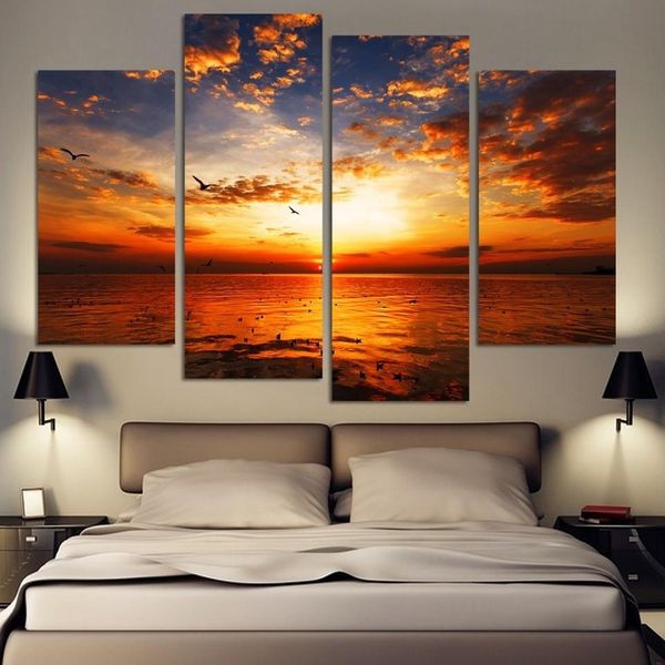 4 pieces sea sunset landscape picture poster hd modern home wall decor canvas art print oil painting
4 pieces sea sunset landscape picture poster hd modern home wall decor canvas art print oil painting
