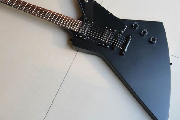 factory guitar new electric guitar explorermodel body mahogany in matte black 20120117
factory guitar new electric guitar explorermodel body mahogany in matte black 20120117