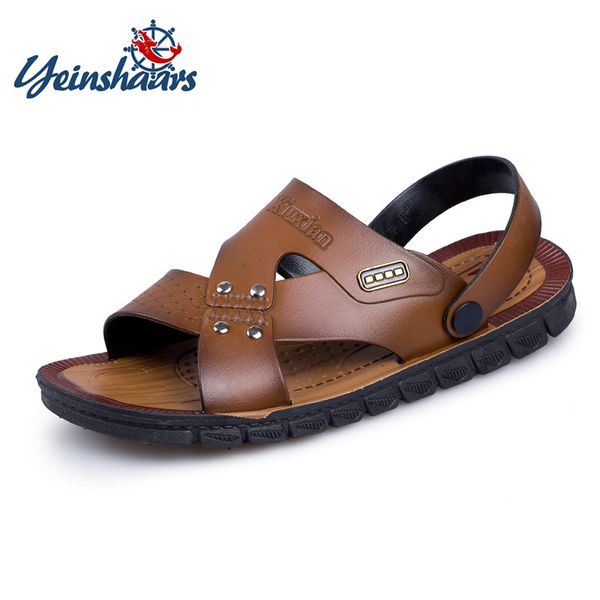 yeinshaars mens sandals leather summer shoes new beach men casual shoes outdoor sandals for men non-slip slippers flats, Black
yeinshaars mens sandals leather summer shoes new beach men casual shoes outdoor sandals for men non-slip slippers flats, Black