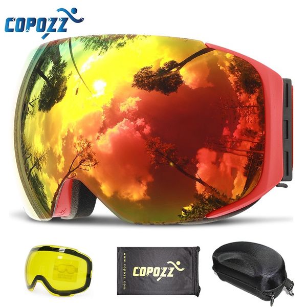 magnetic ski goggles with quick-change lens and case set 100% uv400 protection anti-fog snowboard goggles for men & women
magnetic ski goggles with quick-change lens and case set 100% uv400 protection anti-fog snowboard goggles for men & women