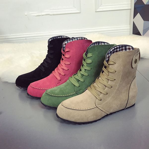 autumn and winter retro flat women's shoes fashion ankle boots lace up women's boots casual shoes plus size martin boots, Black
autumn and winter retro flat women's shoes fashion ankle boots lace up women's boots casual shoes plus size martin boots, Black