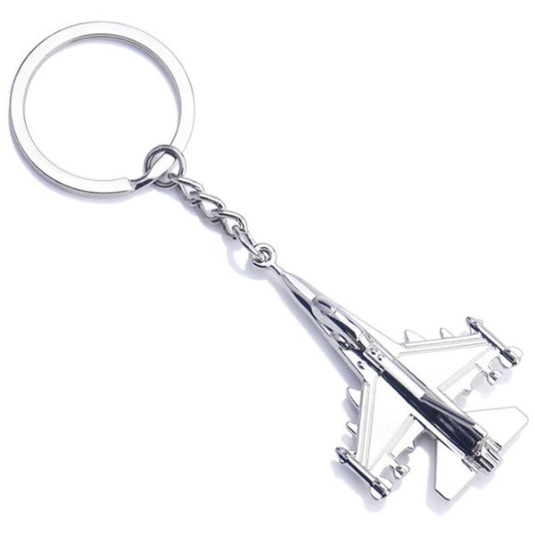 3d fighter pendant keychain hip hop chain link stainless steel creativity car key ring flight pilot gift kcn521, Silver
3d fighter pendant keychain hip hop chain link stainless steel creativity car key ring flight pilot gift kcn521, Silver