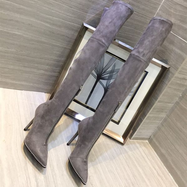 2019 new luxury women shoes fashion luxury designer women shoes famous pointed toe brand boots womens thigh-high boots women dress shoes, Black
2019 new luxury women shoes fashion luxury designer women shoes famous pointed toe brand boots womens thigh-high boots women dress shoes, Black