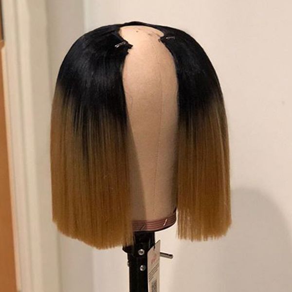 paff u part wig human hair wig for women 1b/27 ombre lace front human hair wigs pre plucked, Black;brown
paff u part wig human hair wig for women 1b/27 ombre lace front human hair wigs pre plucked, Black;brown