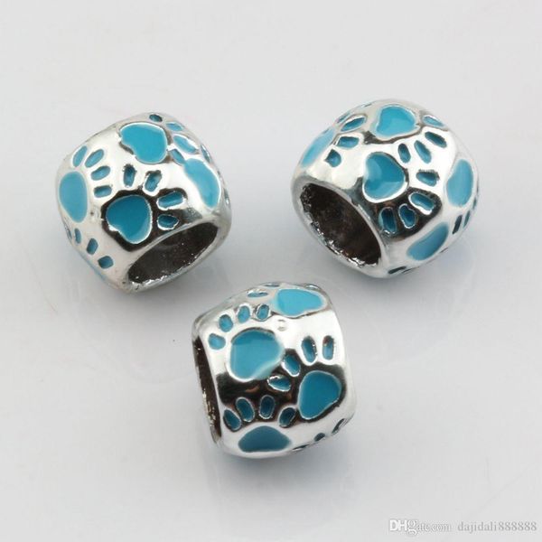 жарко ! 50шт sky blue enamel footprint большие отверстия шариков прокладки приспосабливать браслет 8x10mm diy ювелирные изделия, Bronze;silver
жарко ! 50шт sky blue enamel footprint большие отверстия шариков прокладки приспосабливать браслет 8x10mm diy ювелирные изделия, Bronze;silver