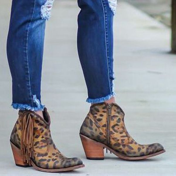 oeak women shoes new fashion leopard print pointed toe ankle boots slip on deep v high heel women boots lady shoes dropship, Black
oeak women shoes new fashion leopard print pointed toe ankle boots slip on deep v high heel women boots lady shoes dropship, Black