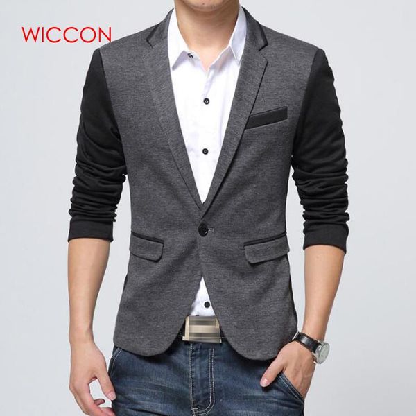 2019 autumn patchwork coat male suits new slim fit casual jacket cotton men blazer jacket single button gray mens suit, White;black
2019 autumn patchwork coat male suits new slim fit casual jacket cotton men blazer jacket single button gray mens suit, White;black