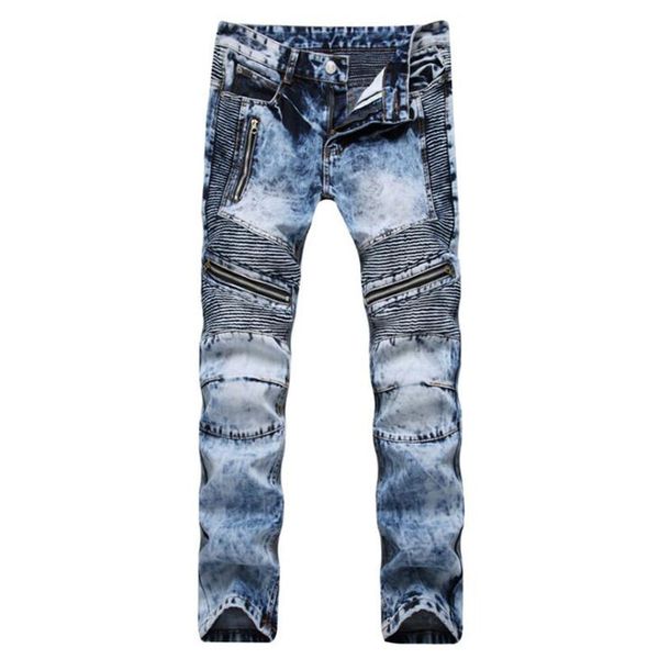fashion men's jeans distrressed black blue zipper bike jeans streetwear hip hop men pants slim fit cargo pants
fashion men's jeans distrressed black blue zipper bike jeans streetwear hip hop men pants slim fit cargo pants