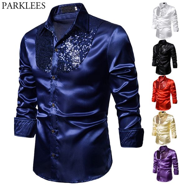 mens sequin patchwork silk shirts 2020 fashion western boy festival shirt casual long sleeve dance stage prom chemise homme 2xl, White;black
mens sequin patchwork silk shirts 2020 fashion western boy festival shirt casual long sleeve dance stage prom chemise homme 2xl, White;black