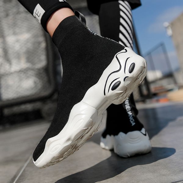 sneakers breathable hollow couple socks shoes walking shoes light slip-on high-man and woman casual, Black
sneakers breathable hollow couple socks shoes walking shoes light slip-on high-man and woman casual, Black