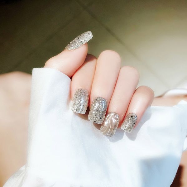 24pcs glittering fake nails tips manicure decoration decals diy false nails for women ladies ---ms, Red;gold
24pcs glittering fake nails tips manicure decoration decals diy false nails for women ladies ---ms, Red;gold