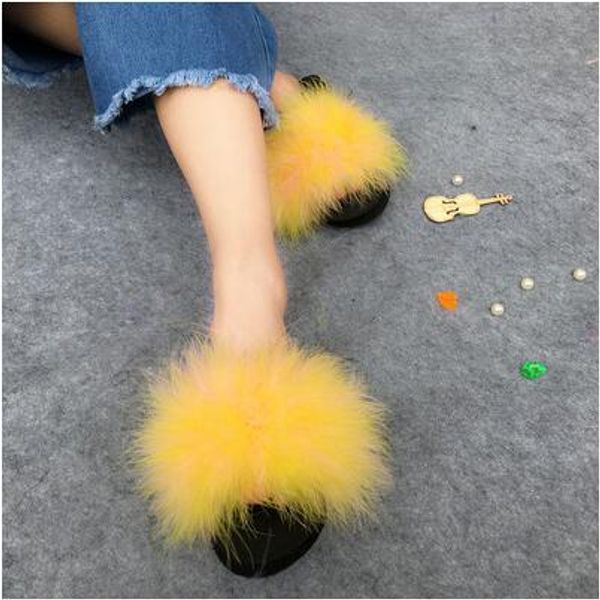 2 colors 2019 spring/summer feathers flat drag flat cake thick bottom soft bottom women drag large size beach real hair slippers, Black
2 colors 2019 spring/summer feathers flat drag flat cake thick bottom soft bottom women drag large size beach real hair slippers, Black