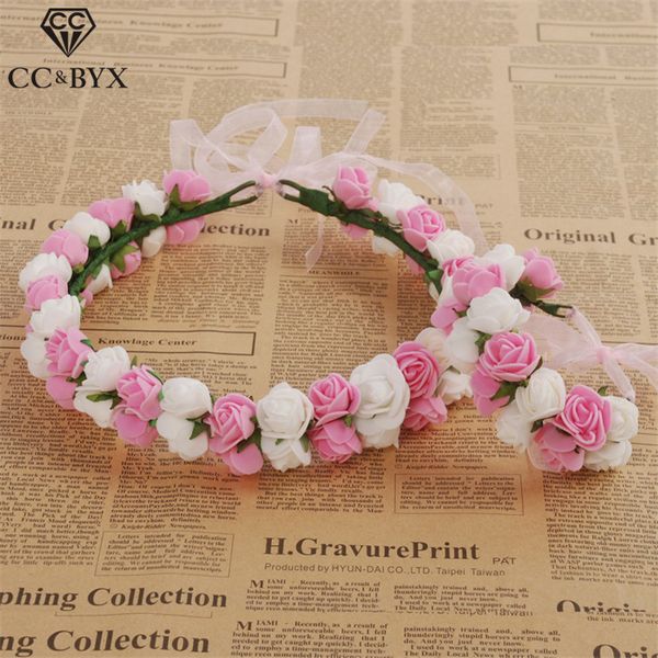 cc flower crowns tiaras double romantic garland wedding hair accessories for bridal bridesmaids beach jewelry handmade diy su014, Golden;white
cc flower crowns tiaras double romantic garland wedding hair accessories for bridal bridesmaids beach jewelry handmade diy su014, Golden;white