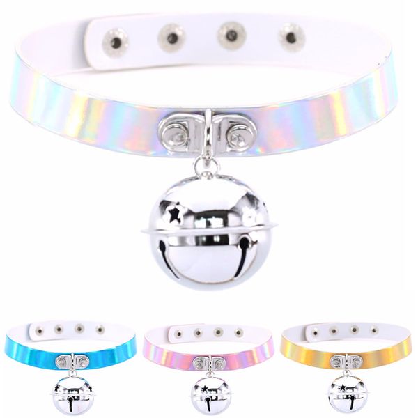 diezi punk trendy bells pendant collar leather bondage goth choker women gothic necklace jewelry rock harajuku jewelry gift, Golden;silver
diezi punk trendy bells pendant collar leather bondage goth choker women gothic necklace jewelry rock harajuku jewelry gift, Golden;silver