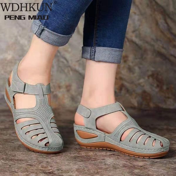 woman summer leather vintage sandals buckle casual sewing women shoes female ladies platform retro sandalias plus 35-43, Black
woman summer leather vintage sandals buckle casual sewing women shoes female ladies platform retro sandalias plus 35-43, Black
