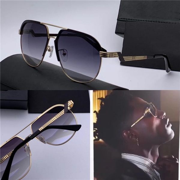 new designer man sunglasses 90838 metal aviator retro half frame fashion popular avant-garde german design style with case, White;black
new designer man sunglasses 90838 metal aviator retro half frame fashion popular avant-garde german design style with case, White;black