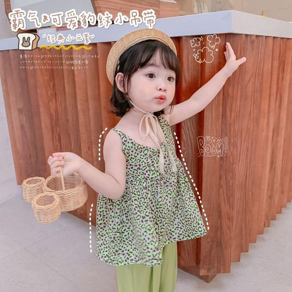 2020 summer new girls leopard print infants sling shirts toddler baby sleeveless chiffon vest ruffles clothes children shirt, Blue
2020 summer new girls leopard print infants sling shirts toddler baby sleeveless chiffon vest ruffles clothes children shirt, Blue