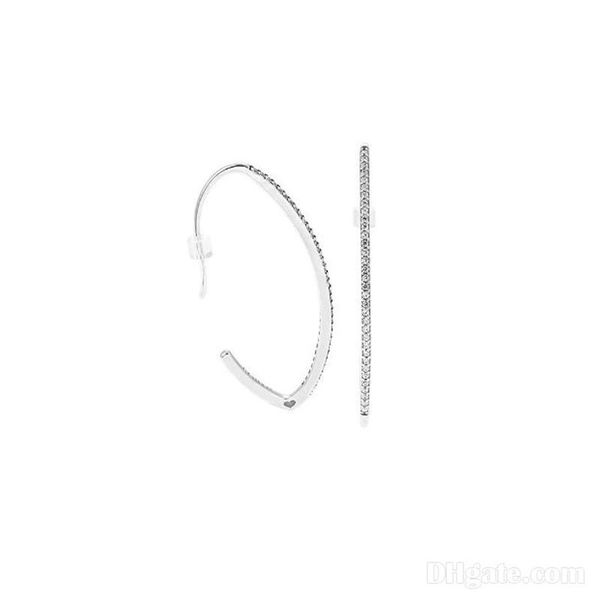 earrings classic design oval sparkle hoop earrings original box for pandora 925 sterling silver cz diamond beautiful women ear hook sets, Golden;silver
earrings classic design oval sparkle hoop earrings original box for pandora 925 sterling silver cz diamond beautiful women ear hook sets, Golden;silver