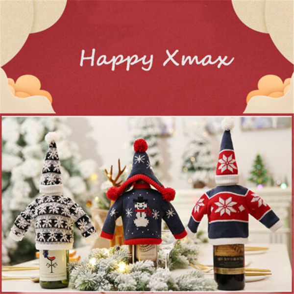 christmas bottles decoration with snowman printed christmas features