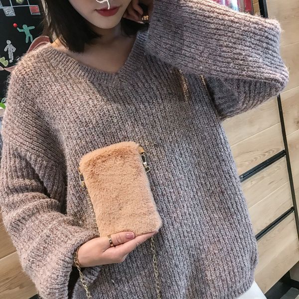 2020 new women's shoulders fashion and simple ladies crossbody bag korean version of solid color plush ladies shoulder bag
2020 new women's shoulders fashion and simple ladies crossbody bag korean version of solid color plush ladies shoulder bag