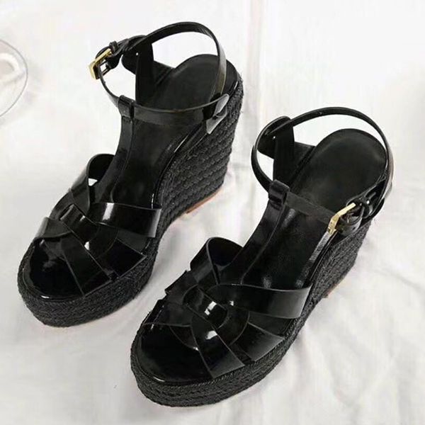 summer woman sandals shoes women pumps platform wedges heel fashion casual loop bling star thick sole women shoes with box, Black
summer woman sandals shoes women pumps platform wedges heel fashion casual loop bling star thick sole women shoes with box, Black