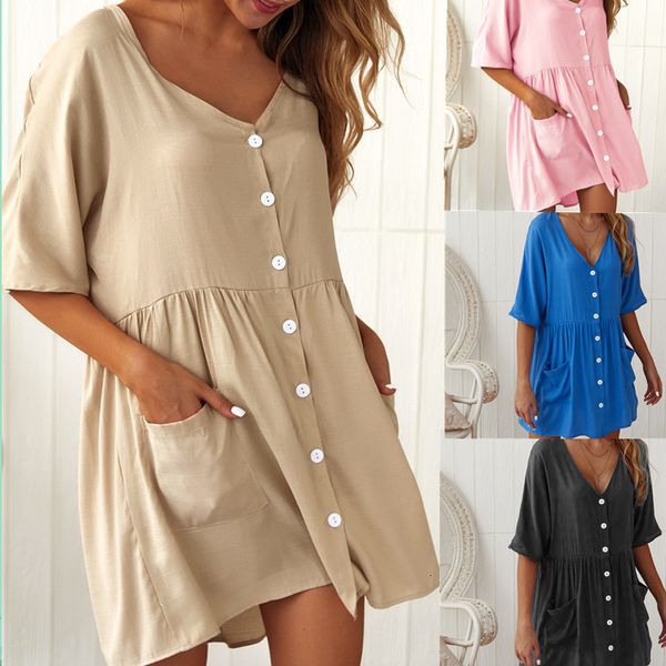 лето платья карманы сыпучие vintage sundress v-образным вырезом карман короткое платье пляж платье женщины половина рукава повседневный vint, Black;gray
лето платья карманы сыпучие vintage sundress v-образным вырезом карман короткое платье пляж платье женщины половина рукава повседневный vint, Black;gray